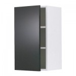 ФАКТУМ Шкаф навесной - Абстракт черный, 40x92 см