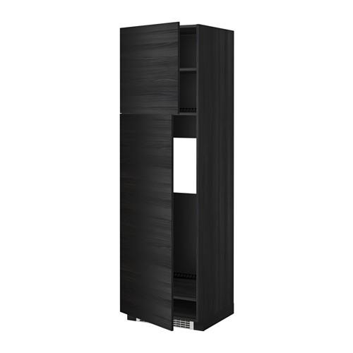 METODO Alta armadio per frigoriferi / porte 2 - per legno, nero, impaurito  per il legno, nero, 60x60x200 (399.250.95) - recensioni, prezzi, dove  acquistare