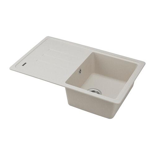 ЭСКЕЛЕН Одинарная врезная мойка с крылом