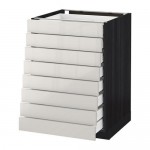 METOD/MAXIMERA наполн шкаф 8 фронт/8 низк ящиков