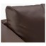 ВИМЛЕ 5-местный угловой диван - с козеткой/Фарста темно-коричневый