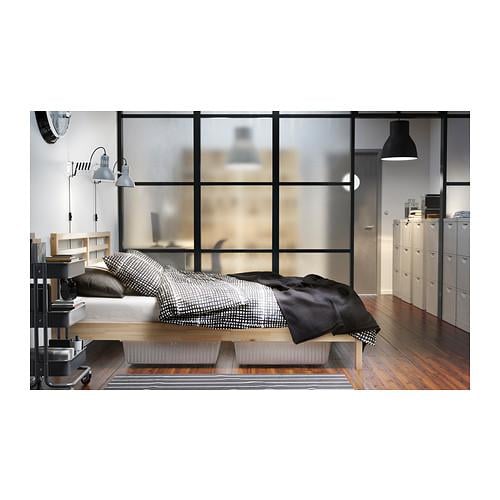Grijpen Ciro Kort geleden TARVA bed frame hard / dark gray 140x200 cm (890.024.25) - reviews, price,  where to buy