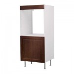 ФАКТУМ Высок шкаф д духовки+дверь - Лильестад темно-коричневый