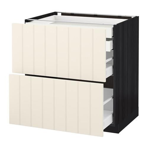 МЕТОД / МАКСИМЕРА Напл шк 2 фрнт/2низ/1срд/1 выс ящ - под дерево черный, Хитарп белый с оттенком, 80x60 см МЕТОД / МАКСИМЕРА Напл шк 2 фрнт/2низ/1срд/1 выс ящ - под дерево черный, Хитарп белый с оттенком, 80x60 см