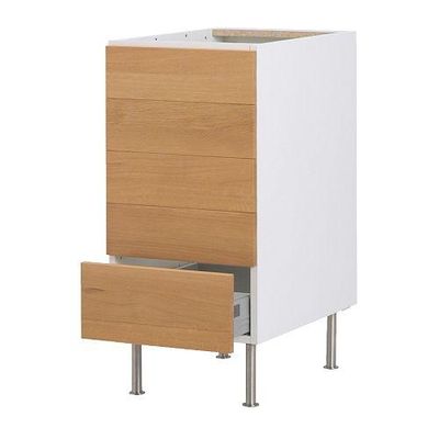 ФАКТУМ Напольный шкаф с 5 ящиками - Ульриксдаль дуб, 40 см ФАКТУМ Напольный шкаф с 5 ящиками - Ульриксдаль дуб, 40 см