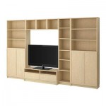 БИЛЛИ/БЕННУ Шкаф для ТВ, комбинация