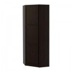 ПАКС Гардероб угловой - Хемнэс черно-коричневый, черно-коричневый, 73/73x201 см, ПАКС Гардероб угловой - Хемнэс черно-коричневый, черно-коричневый, 73/73x201 см,