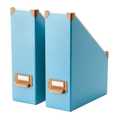 ФЬЕЛЛА Подставка для журналов - синий