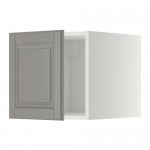 МЕТОД Верхний шкаф - белый, Будбин серый МЕТОД Верхний шкаф - белый, Будбин серый