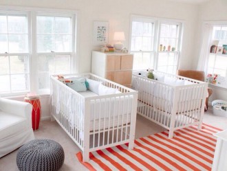 Детская комната для близняшек - фото