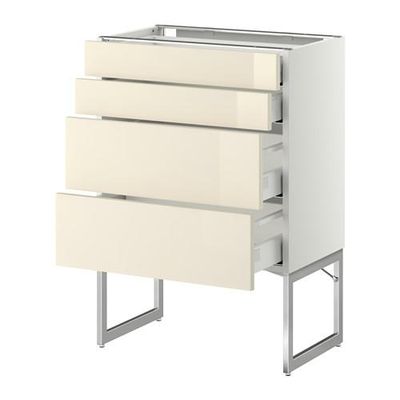 МЕТОД / МАКСИМЕРА Нплн шк 4 фронт/2 низк/2средн ящ - 60x37x60 см, Рингульт глянцевый кремовый, белый МЕТОД / МАКСИМЕРА Нплн шк 4 фронт/2 низк/2средн ящ - 60x37x60 см, Рингульт глянцевый кремовый, белый