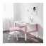 PÅHL письменный стол белый/розовый 96x58 cm