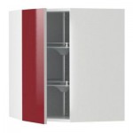 ФАКТУМ Угл нвсн шкф с вращающ секц - Абстракт красный, 60x70 см