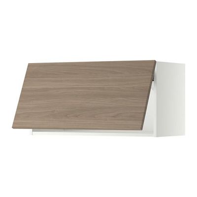 МЕТОД Горизонтальный навесной шкаф - 80x40 см, Брокхульт под грецкий орех светло-серый, белый МЕТОД Горизонтальный навесной шкаф - 80x40 см, Брокхульт под грецкий орех светло-серый, белый