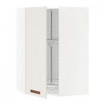 МЕТОД Угл нвсн шкф с вращающ секц - 68x100 см, Мэрста белый, белый