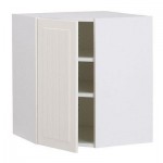ФАКТУМ Шкаф навесной угловой - Стот белый с оттенком, 60x70 см