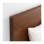 MALM каркас кровати+2 кроватных ящика коричневая морилка ясеневый шпон/Лурой