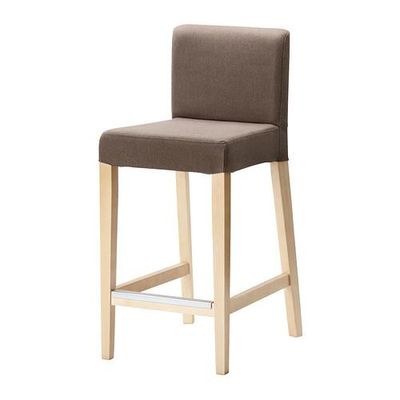 ХЕНРИКСДАЛЬ Стул барный - Дансбу классический коричневый, береза, 63 см