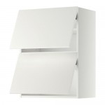 МЕТОД Навесной шкаф/2 дверцы, горизонтал - белый, Хэггеби белый, 60x80 см
