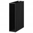 МЕТОД Каркас напольного шкафа - под дерево черный, 20x60x80 см