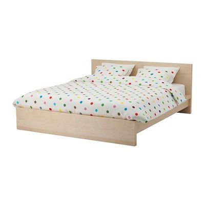 МАЛЬМ Каркас кровати - березовый шпон, 160x200 см