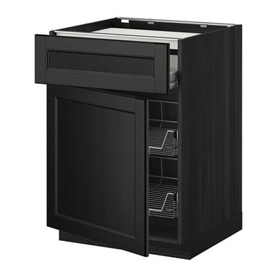 МЕТОД / ФОРВАРА Нплн шк д/врч пнл/ящ/2првл крзн - Лаксарби черно-коричневый, под дерево черный МЕТОД / ФОРВАРА Нплн шк д/врч пнл/ящ/2првл крзн - Лаксарби черно-коричневый, под дерево черный