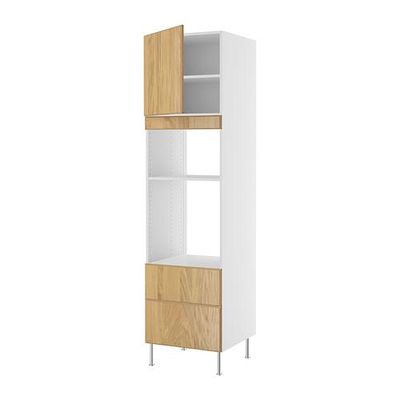 ФАКТУМ Высок шкаф для СВЧ/духов+ящ/дверь - Норье дуб, 60x233 см ФАКТУМ Высок шкаф для СВЧ/духов+ящ/дверь - Норье дуб, 60x233 см