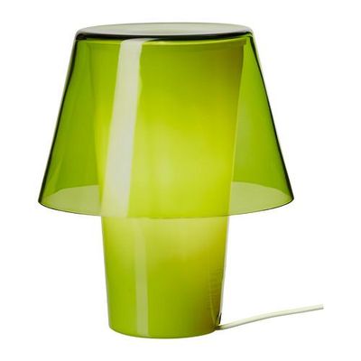ГАВИК Лампа настольная - зеленый/матовое стекло