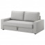 ВИЛАСУНД Диван-кровать 3-местный - Оррста светло-серый