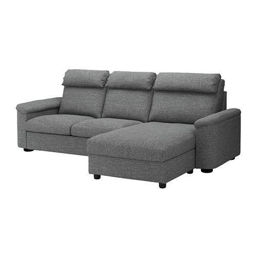 LIDHULT 3-местный диван серый