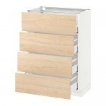 METOD/MAXIMERA напольн шкаф 4 фронт панели/4 ящика METOD/MAXIMERA напольн шкаф 4 фронт панели/4 ящика