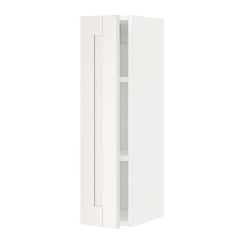 МЕТОД Шкаф навесной с полкой - белый, Сэведаль белый, 20x80 см