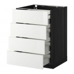 METOD/MAXIMERA напольн шкаф 4 фронт панели/4 ящика METOD/MAXIMERA напольн шкаф 4 фронт панели/4 ящика