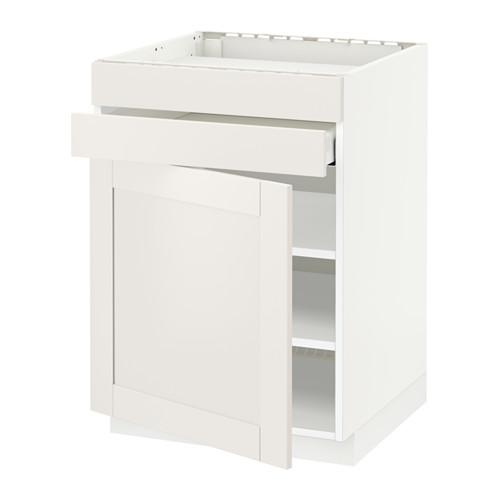 МЕТОД / МАКСИМЕРА Нап шк д/вар панели/дв/2фасада/1ящ - белый, Сэведаль белый МЕТОД / МАКСИМЕРА Нап шк д/вар панели/дв/2фасада/1ящ - белый, Сэведаль белый