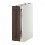МЕТОД Напол шкаф/выдв внутр элем - Эдсерум под дерево коричневый, белый
