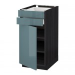 METOD/MAXIMERA напольный шкаф с дверцей/2 ящиками оцинковка