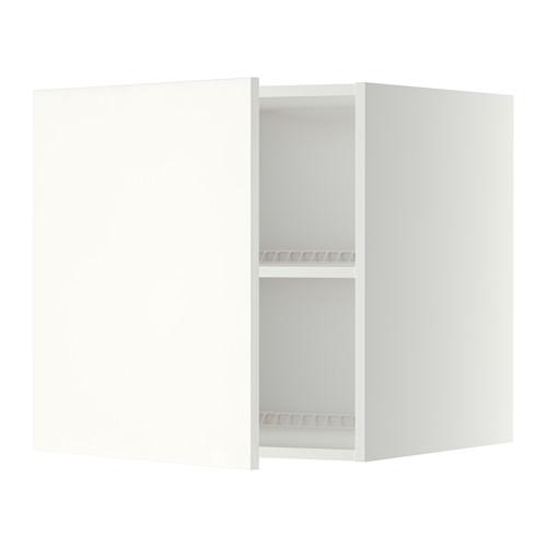 МЕТОД Верх шкаф на холодильн/морозильн - белый, Хэггеби белый, 60x60 см