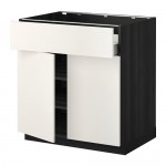 METOD напол шкаф/полки/ящик/2двери цвет алюминия METOD напол шкаф/полки/ящик/2двери цвет алюминия