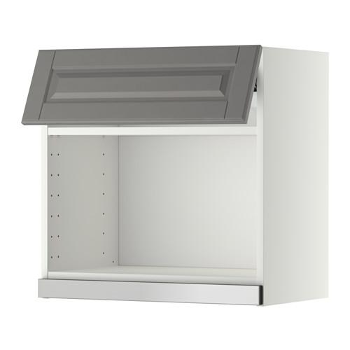 МЕТОД Навесной шкаф для СВЧ-печи - 60x60 см, Будбин серый, белый