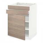 МЕТОД / МАКСИМЕРА Нап шк д/вар панели/дв/2фасада/1ящ - Брокхульт под грецкий орех светло-серый, белый МЕТОД / МАКСИМЕРА Нап шк д/вар панели/дв/2фасада/1ящ - Брокхульт под грецкий орех светло-серый, белый