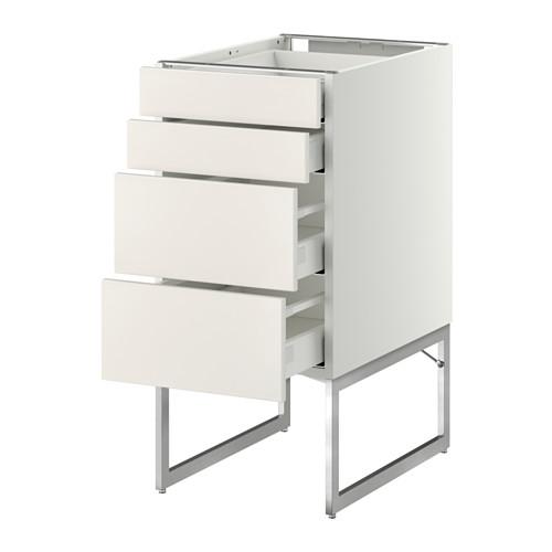 МЕТОД / МАКСИМЕРА Нплн шк 4 фронт/2 низк/2средн ящ - белый, Веддинге белый, 40x60x60 см МЕТОД / МАКСИМЕРА Нплн шк 4 фронт/2 низк/2средн ящ - белый, Веддинге белый, 40x60x60 см