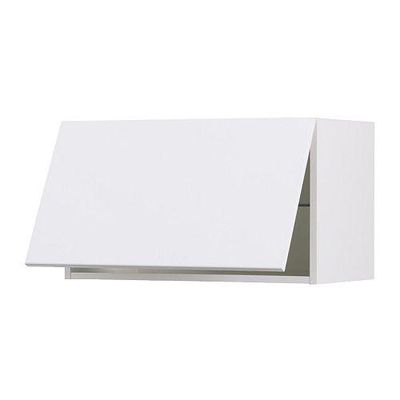 ФАКТУМ Горизонтальный навесной шкаф - Абстракт белый, 92x40 см
