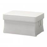 ЭКТОРП Табурет для ног - Виттарид белый, Виттарид белый