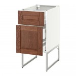 МЕТОД / МАКСИМЕРА Наполн шк 2 фрнт/3 средн ящ - белый, Филипстад коричневый, 40x60x60 см МЕТОД / МАКСИМЕРА Наполн шк 2 фрнт/3 средн ящ - белый, Филипстад коричневый, 40x60x60 см