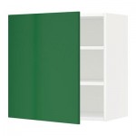 МЕТОД Шкаф навесной с полкой - 60x60 см, Флэди зеленый, белый