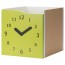 КАЛЛАКС Вставка с дверцей - светло-зеленый/часы декоративные