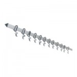 ТРУЛИГ Гардинный карниз с аксессуарами - цвет алюминия