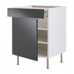 ФАКТУМ Напольн шкаф с полкой/ящиком/дверью - Абстракт черный, 60 см ФАКТУМ Напольн шкаф с полкой/ящиком/дверью - Абстракт черный, 60 см