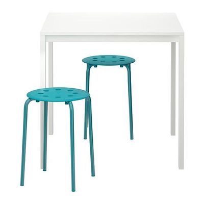 МЕЛЬТОРП/МАРИУС Стол и 2 стула