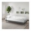 FLOTTEBO диван-кровать со столиком серый/черный